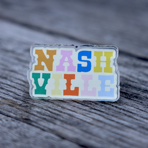 Nashville Rainbow Pin