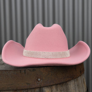 Disco Cowboy Hat with Rhinestones