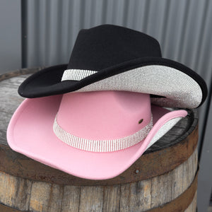 Disco Cowboy Hat with Rhinestones