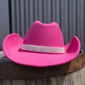 Disco Cowboy Hat with Rhinestones