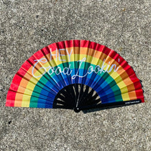 Load image into Gallery viewer, Rainbow Pride Folding Hand Fan