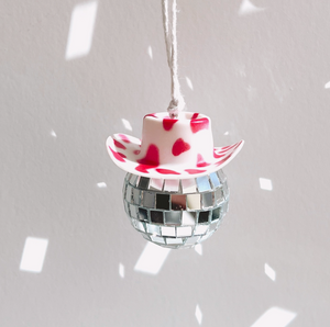 Disco Cowboy Hat Ornament