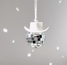 Load image into Gallery viewer, Disco Cowboy Hat Ornament